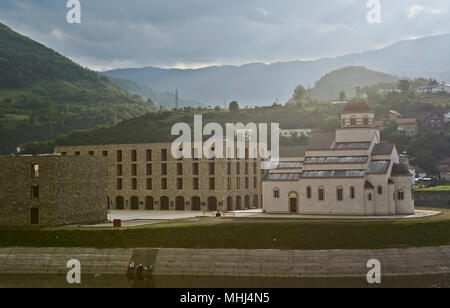 Andricgrad, Visegrad, Bosnia Erzegovina Foto Stock