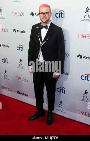 New York, NY - aprile 24: Christopher Wylie assiste 2018 100 Tempo di gala al Jazz al Lincoln Center il 24 aprile 2018 a New York City. Foto Stock