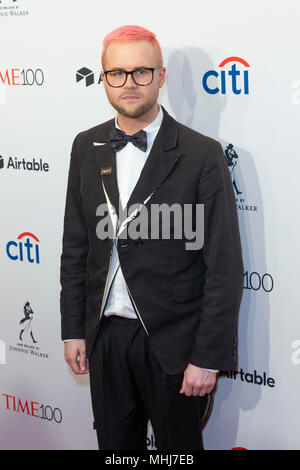 New York, NY - aprile 24: Christopher Wylie assiste 2018 100 Tempo di gala al Jazz al Lincoln Center il 24 aprile 2018 a New York City. Foto Stock