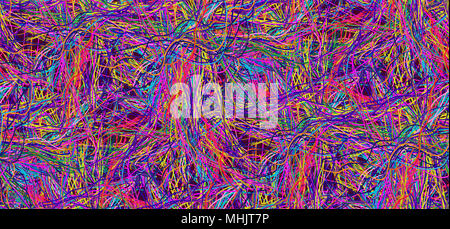Seamless ripetendo lo sfondo colorato da linee lisce Foto Stock