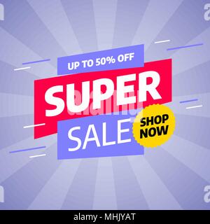 Vendita Modello di pagina di intestazione. Super sconti per volantini. Migliore offerta Poster. Grande vendita offerte speciali elemento per schede di progettazione. Illustrazione Vettoriale. Illustrazione Vettoriale