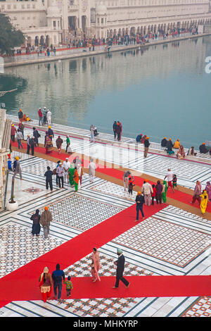 Tempio d'oro, Amritsar Punjab, India Foto Stock