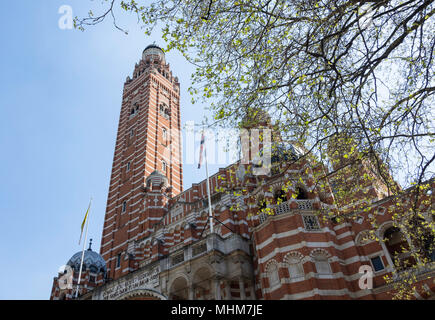 Cattedrale di Westminster, Victoria Street, Victoria, City of Westminster, Greater London, England, Regno Unito Foto Stock