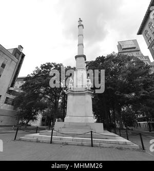 Il memoriale di confederati ad Augusta, in Georgia. Foto Stock