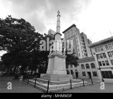 Il memoriale di confederati ad Augusta, in Georgia. Foto Stock