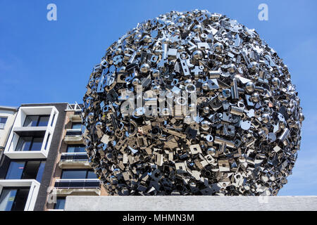 Artwork davvero lucido cose che realmente non significa nulla di Ryan Gander durante il Beaufort 2018 a Koksijde / Coxyde, Fiandre Occidentali, Belgio Foto Stock