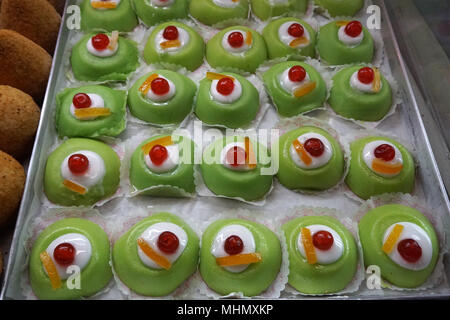 Cassata siciliy italia pasticceria dessert Foto Stock