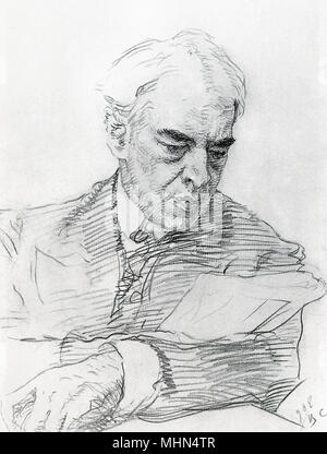 Serov Valentin - Ritratto di Konstantin Sergeyevich Stanislavski 1 Foto Stock