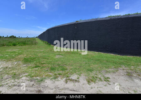 Fort Moultrie una fortezza americano che è stato utilizzato dal 1776 al 1947. Foto Stock