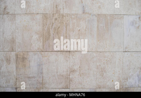 Close-up Home marmo parete di roccia texture vecchio piano solido sfondo immagine concreta. Rusty dura rettangolo riga girato di nuovo pannello cupo surreale tranquillo t Foto Stock