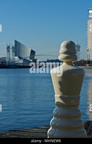 Le ragazze di fabbrica - Sbloccaggio Salford Quays Foto Stock