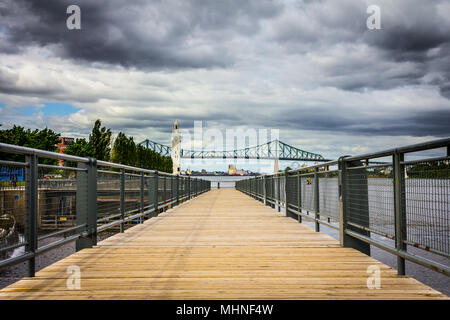 Il vecchio porto di Montreal Foto Stock