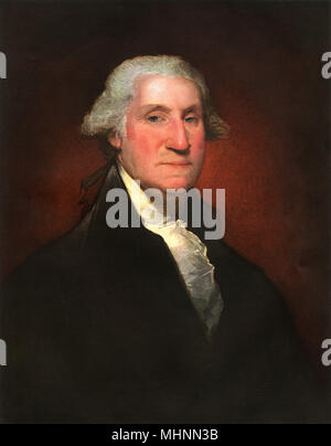 George Washington da Gilbert Stuart Foto Stock