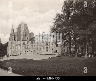 Chateau de Fontaine-Henry, Francia Foto Stock