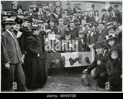 Corby Pole Fair, Northamptonshire 1902 Foto Stock