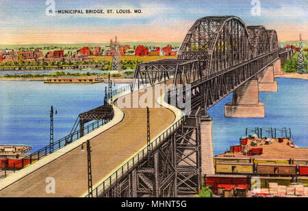 USA - St Louis, Missouri - Ponte Municipale Foto Stock