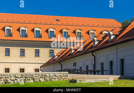 Corte del castello di Bratislava - Slovacchia Foto Stock