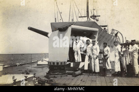 HMS Diomede, incrociatore britannico di classe Danae Foto Stock