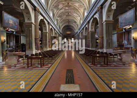 Basilica di Santo Stefano Maggiore (a Brolo) - Milano (St Stephen a Brolo) - In Santo Stefano fu battezzato il pittore Caravaggio Foto Stock