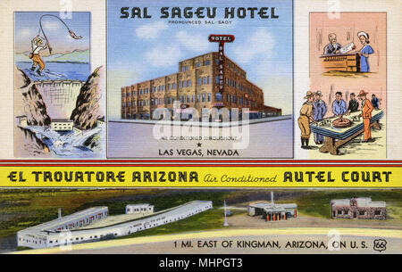 Salis Sagev Hotel, Las Vegas, Nevada, Stati Uniti Foto Stock