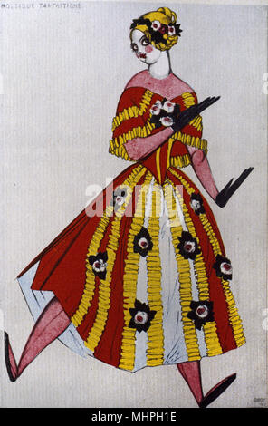 Costume design di Bakst per il balletto la Boutique Fantasque Foto Stock