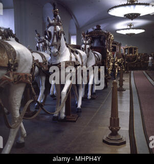 Allenatore reale, Museo dell'Armeria del Cremlino, Mosca Foto Stock