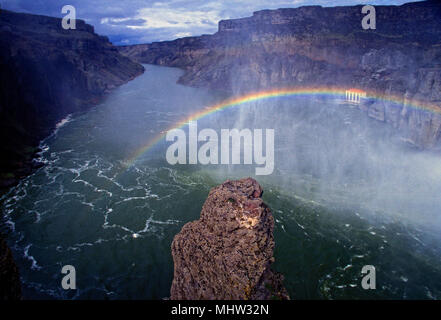 Snake River Gorge in Twin Falls Idaho USA Foto Stock