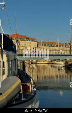 Il porto di Rochefort, Nouvelle-Aquitaine, Charente-Maritime, Francia Foto Stock