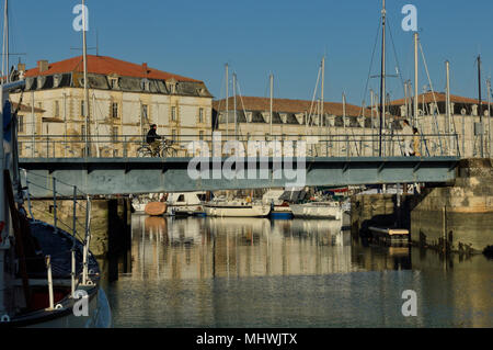 Il porto di Rochefort, Nouvelle-Aquitaine, Charente-Maritime, Francia Foto Stock