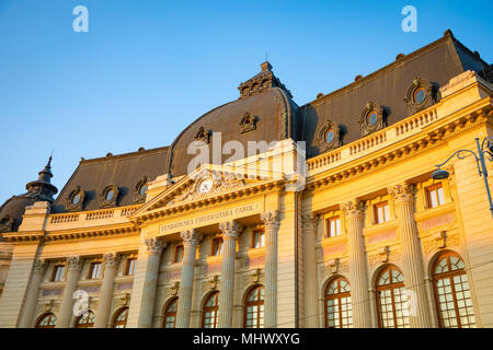 Biblioteca Centrale Università di Bucarest, Carol I Foto Stock