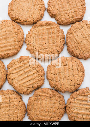 Burro di arachidi cookie Foto Stock