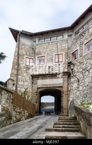 Ingresso al Convento dei Cappuccini di Salisburgo - Austria Foto Stock