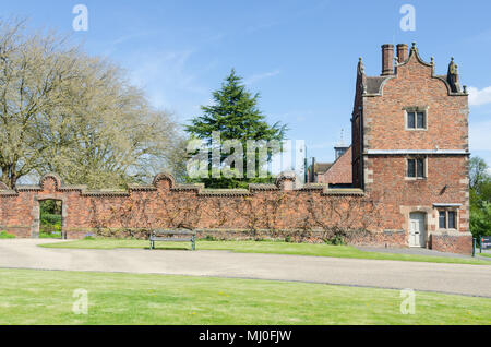 Aston Hall, un giacobino stile-mansion attrazione turistica in Aston, Birmingham, Regno Unito Foto Stock