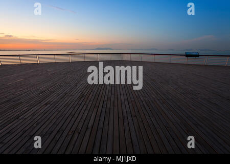 Wuxi taihu lago nella provincia di Jiangsu Foto Stock