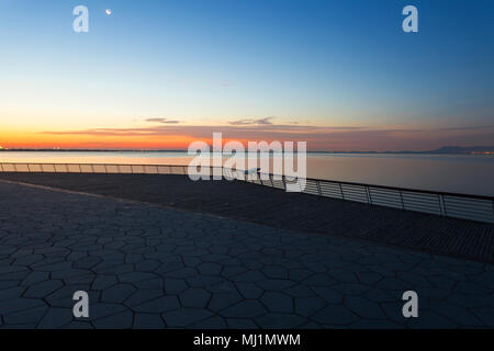 Wuxi taihu lago nella provincia di Jiangsu Foto Stock