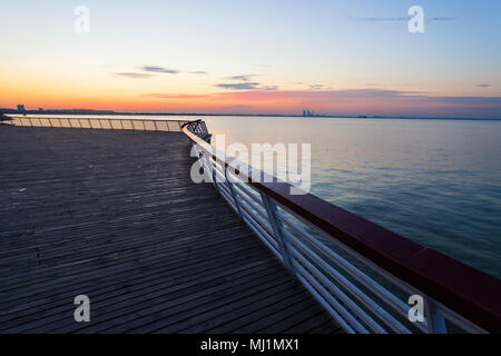 Wuxi taihu lago nella provincia di Jiangsu Foto Stock