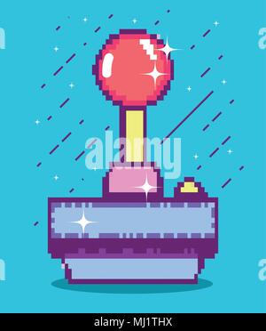Pixel retrò gamepad Illustrazione Vettoriale