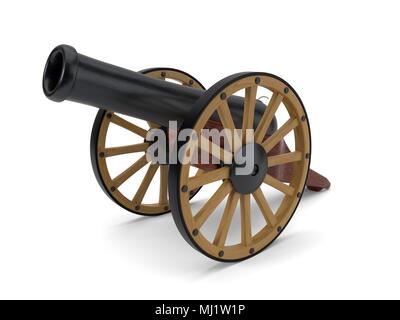 Il ramadan cannon. 3d illustrazione Foto Stock