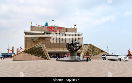 Odessa seaport edificio. Il Mar Nero, Ucraina Foto Stock