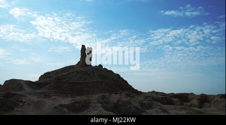 Ziggurat Birs Nimrud, la montagna di Borsippa, Iraq Foto Stock