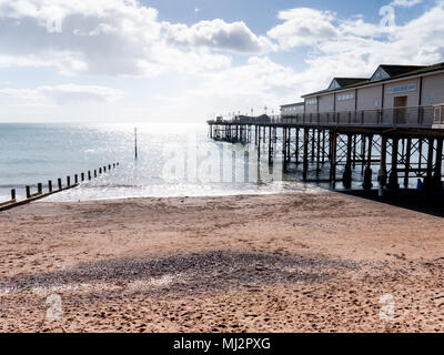 Teignmouth pier, Devon, Regno Unito Foto Stock