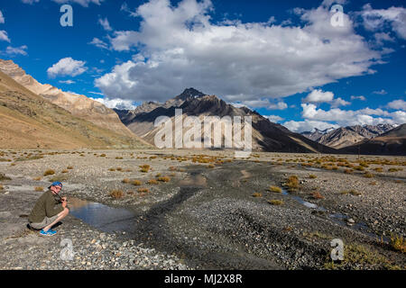 TOM KELLY fotografie vette himalayane nel Suru River Valley - ZANSKAR, Ladakh, INDIA Foto Stock