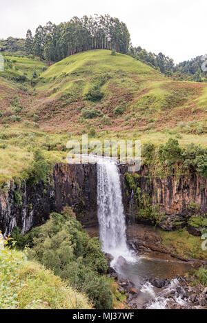 La cascata Sterkspruit vicino a monaci cruscotto in Kwazulu-Natal Drakensberg Foto Stock