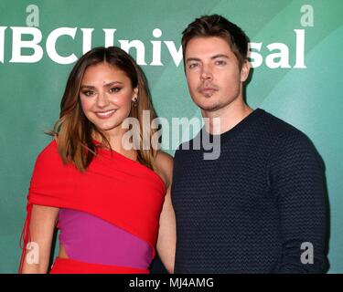 Christine Evangelista, Josh Henderson presso gli arrivi per NBCUniversal Estate Premere Giorno, Universale molto indietro, Universal City, CA Maggio 2, 2018. Foto di: Priscilla concedere/Everett Collection Foto Stock