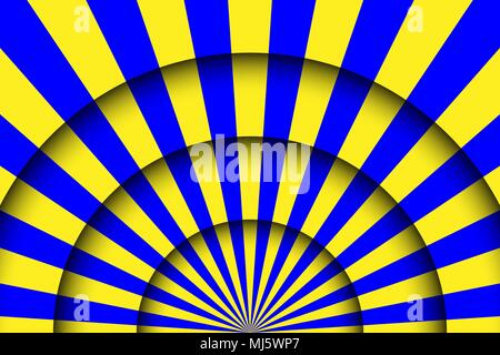 Abstract background festosa. Stadio di circo linee bianche e faretti. Illustrazione Vettoriale