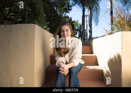 Rachel Shenton pone per un ritratto a Los Angeles California Foto Stock