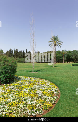 Pittoresca area del Parco Ramat Hanadiv, Israele Foto Stock