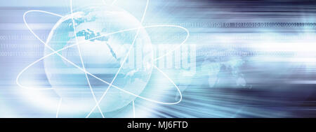 Comunicazione globale e di attività di negoziazione, tecnologia il concetto di comunicazione Foto Stock