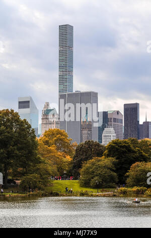 Skyline da central park Foto Stock