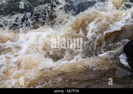 Cascate di Venancios, 'Cachoeira dos Venancios', Cambara do Sul Rio Grande do Sul, basilico, America Meridionale Foto Stock